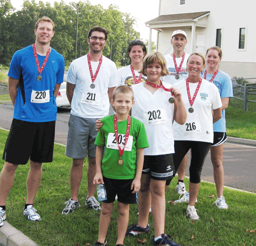 Age group winners